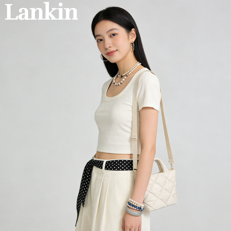 Women's High Quality Quilted Fashion Convenient Rhombus Handbags