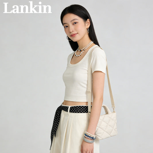 Women's High Quality Quilted Fashion Convenient Rhombus Handbags
