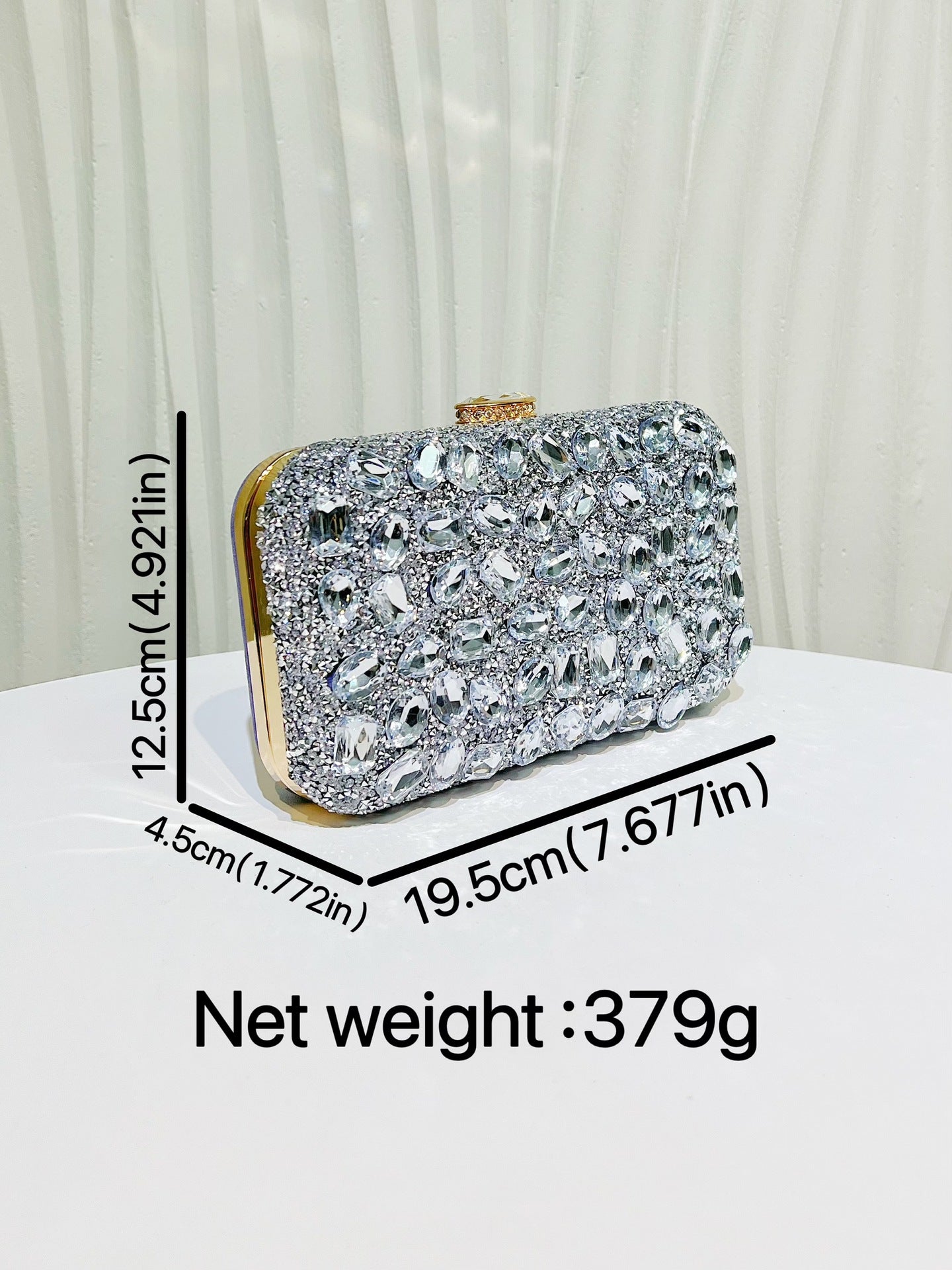 Fashion Flash Rhinestone Clutch Light Luxury Gorgeous Dinner Bag