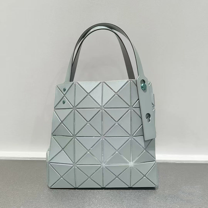 Women's Diamond Fashion Geometric Box Portable Tote Bags