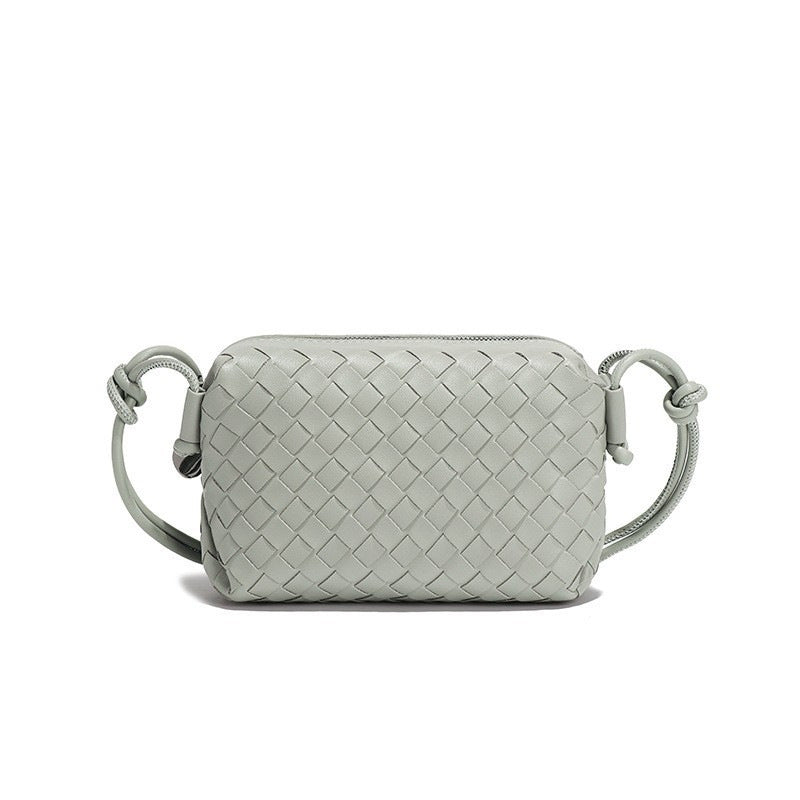 Women's Simple Weaving Fashion Fashionable Texture Small Square Bags