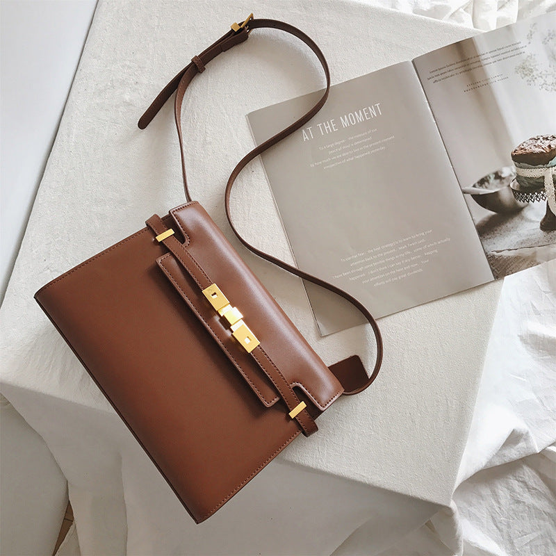 Unique Women's Manhattan Leather Portable Cowhide Bags