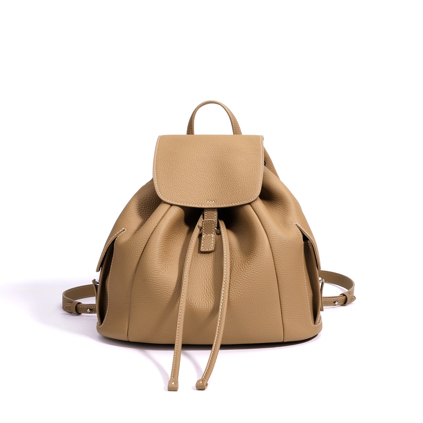 Women's First Layer Cowhide Street Trendy Fashion Backpacks