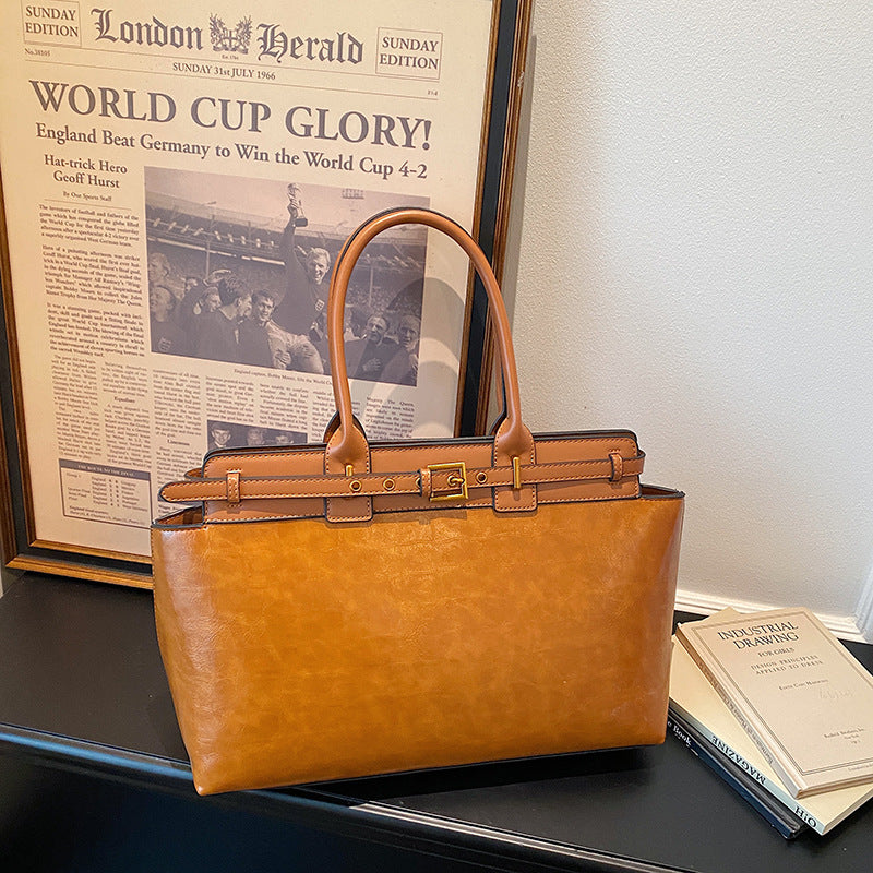 New Women's Retro Large Capacity Portable Bags