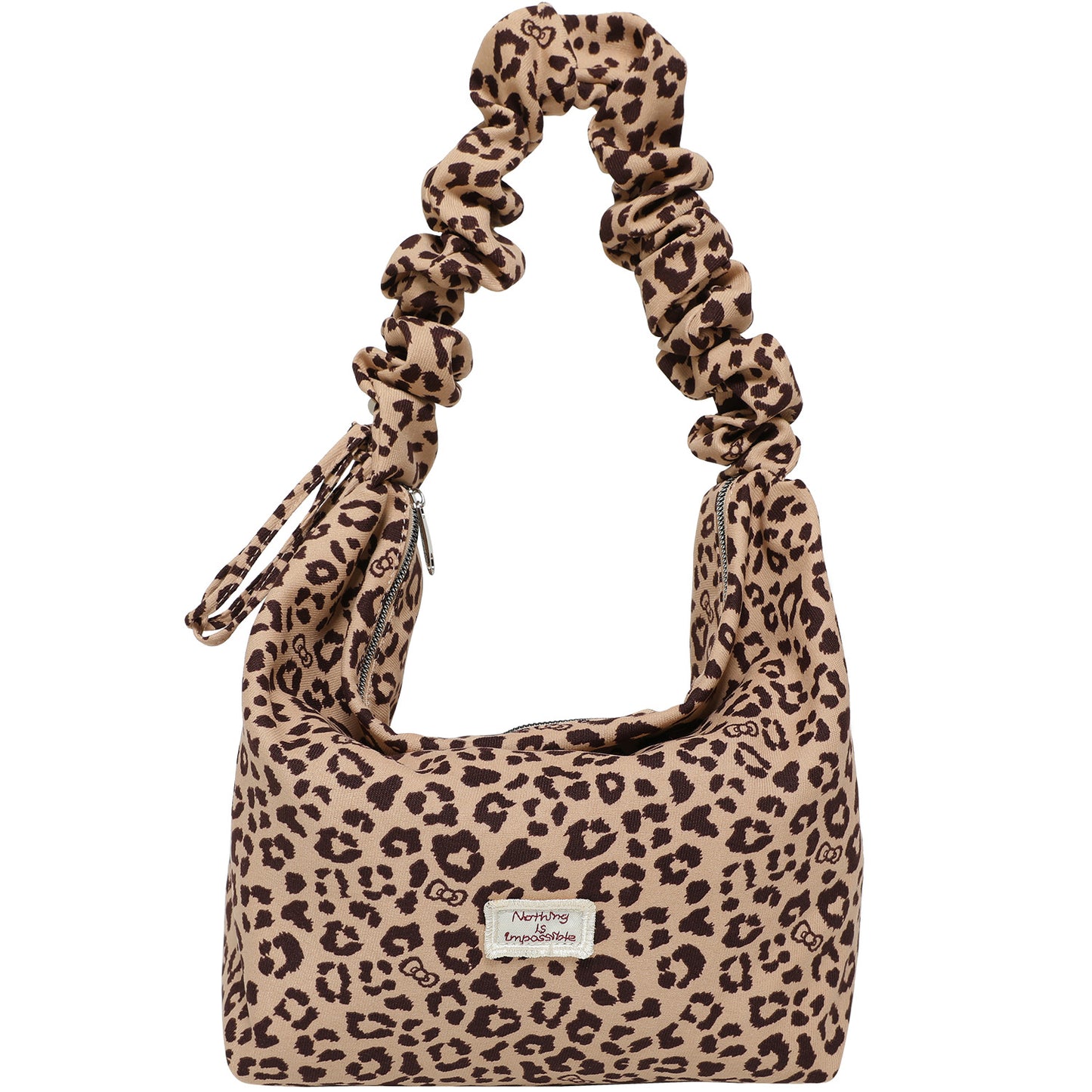 Women's Checked Canvas Korean Style Atmosphere Large Capacity Women's Messenger Bag