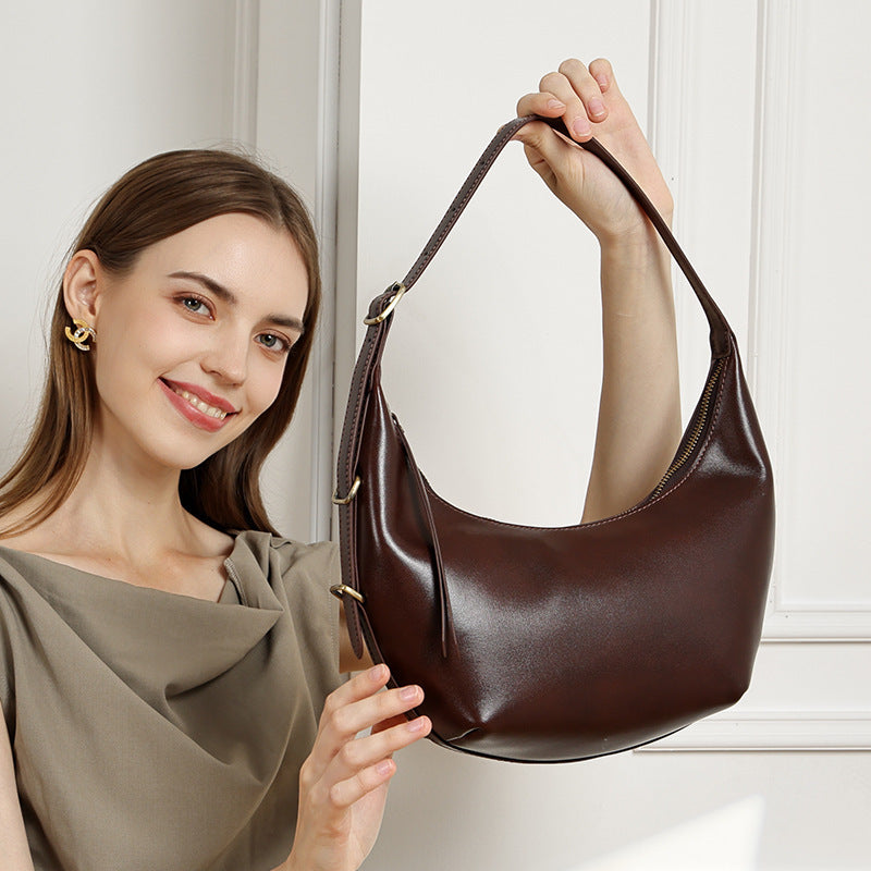 Women's Niche Dumpling Fashion Underarm Croissant Bags