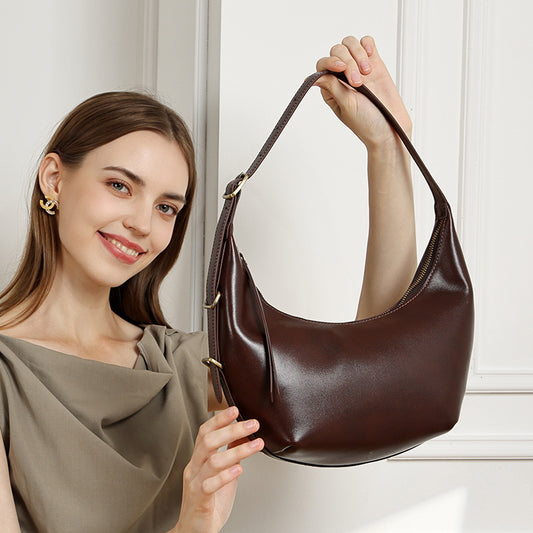 Women's Niche Dumpling Fashion Underarm Croissant Bags