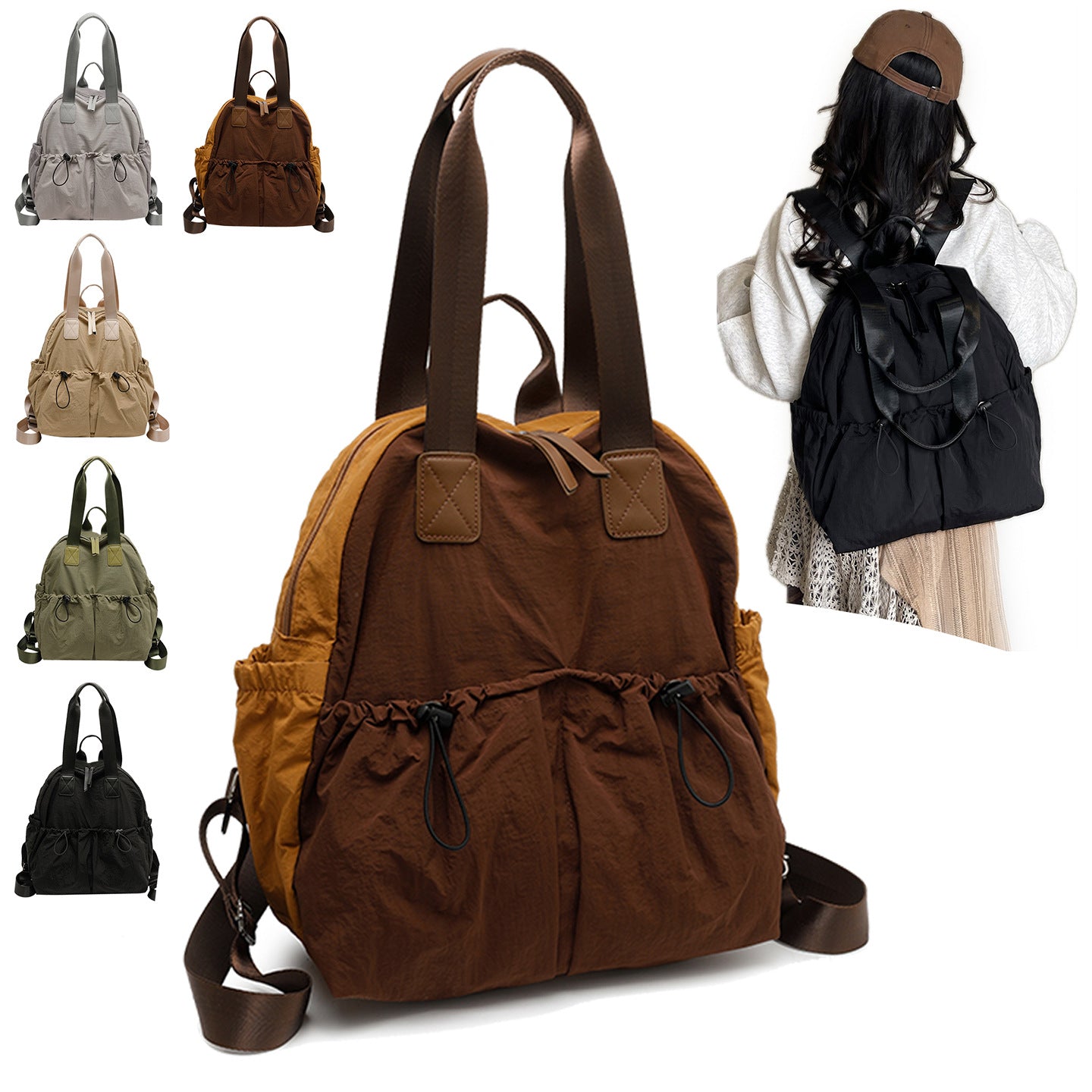 Women's Outer Size Art Style Versatile Large Capacity Tote Bags