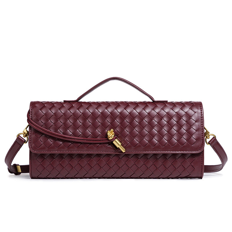 Slouchy Hand-woven File Fashion Horizontal Versatile Bags
