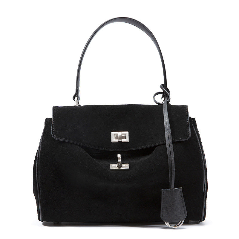 Matte Leather High-grade Kelly Twist Underarm Women's Shoulder Bag