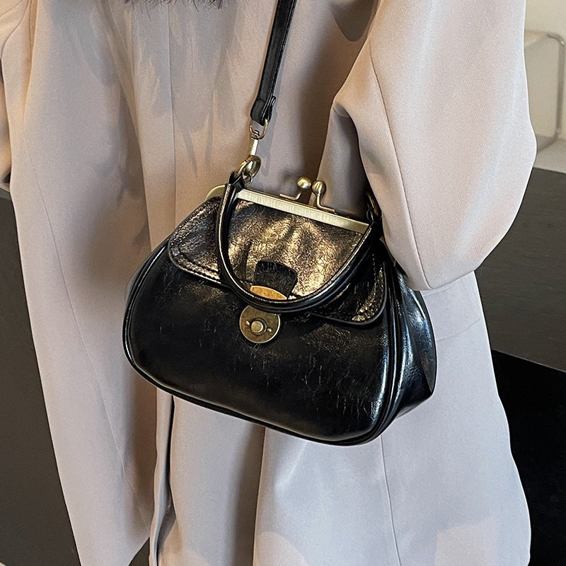 Women's Niche Spring Pleated Shell Stylish Simple Bags