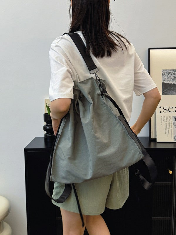 Women's Korean Large Capacity Drawstring College Style Shoulder Bags