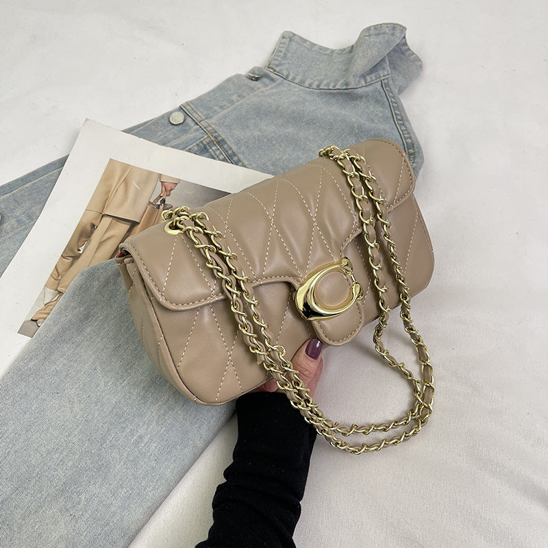 Unique Graceful Women's Fashion Rhombus Chain Women's Messenger Bag