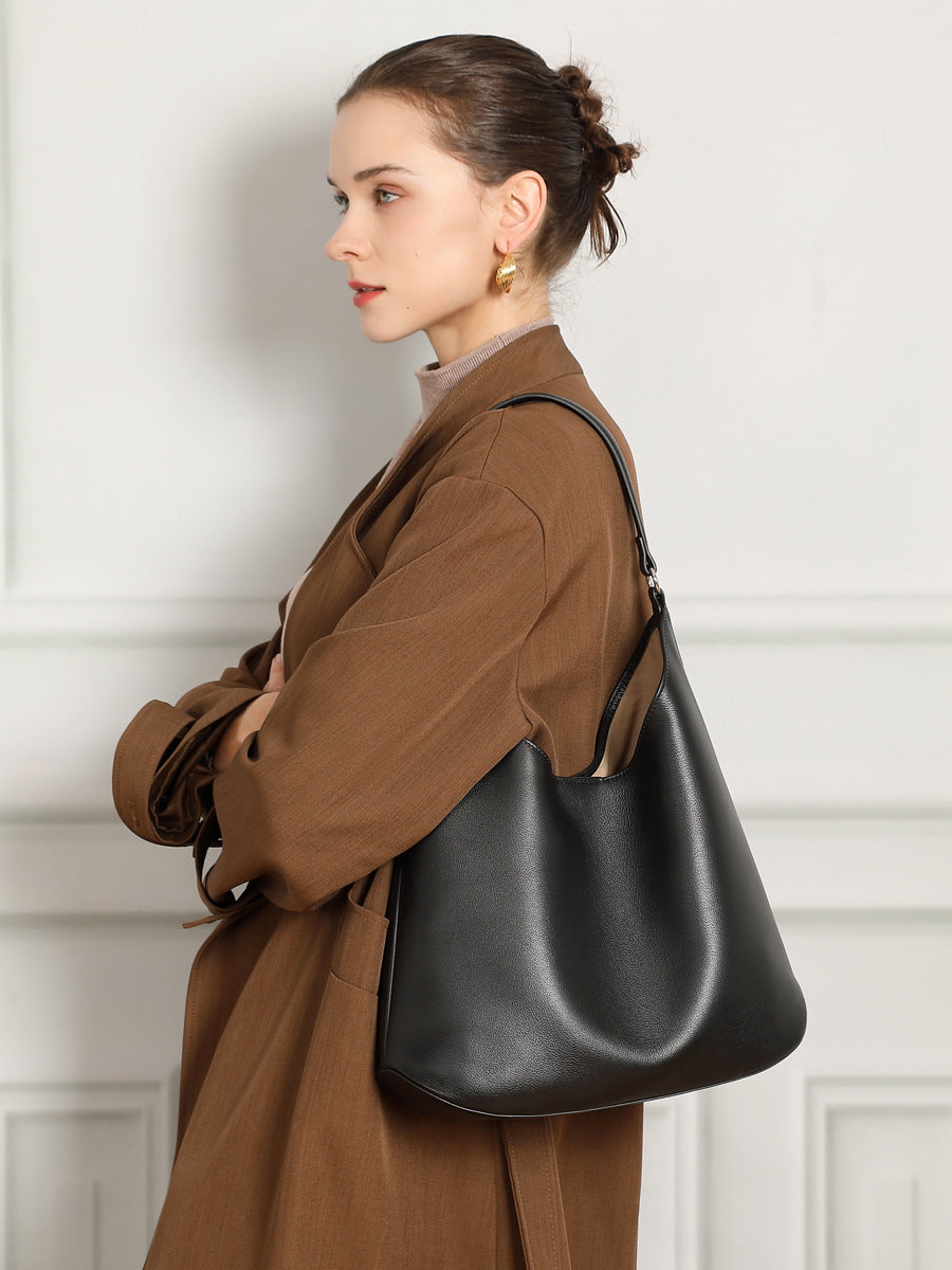 Women's Style Single Underarm Korean Simple Large Women's Shoulder Bag