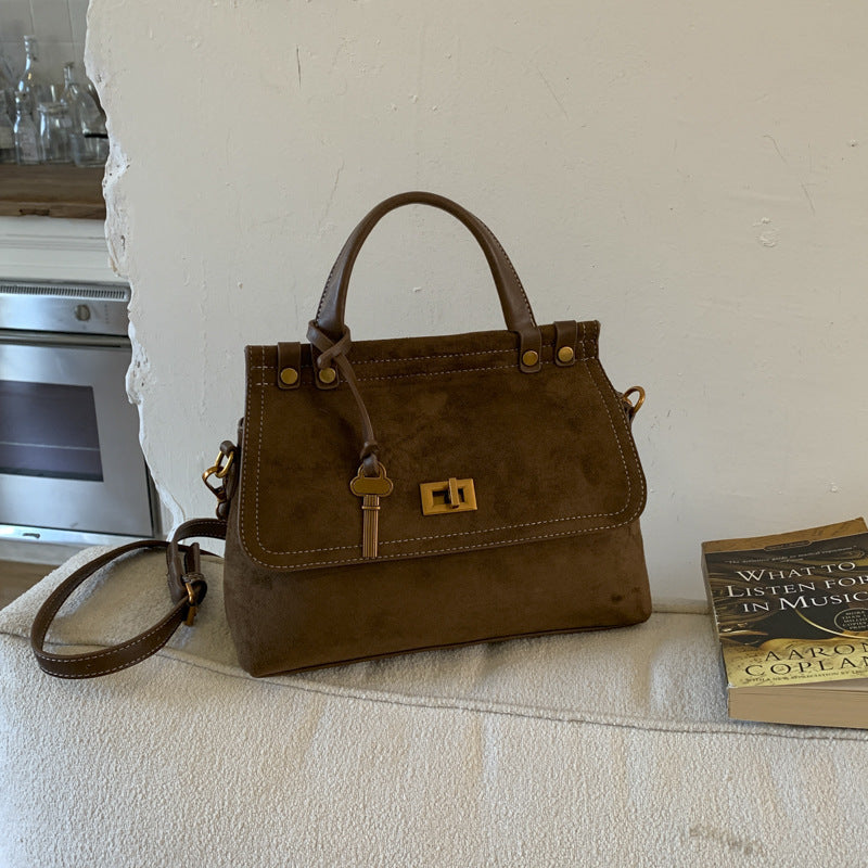 Women's Large Capacity Autumn Matte Fashion Simple Retro Women's Shoulder Bag