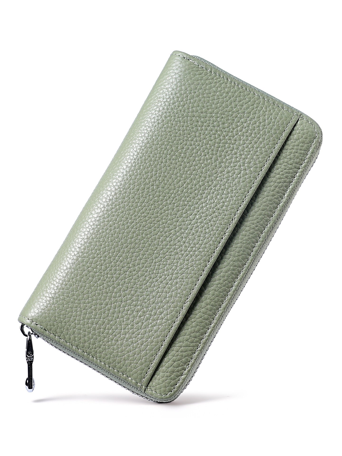 Women's & Men's Long Genuine Leather Clutch Large Capacity Purses