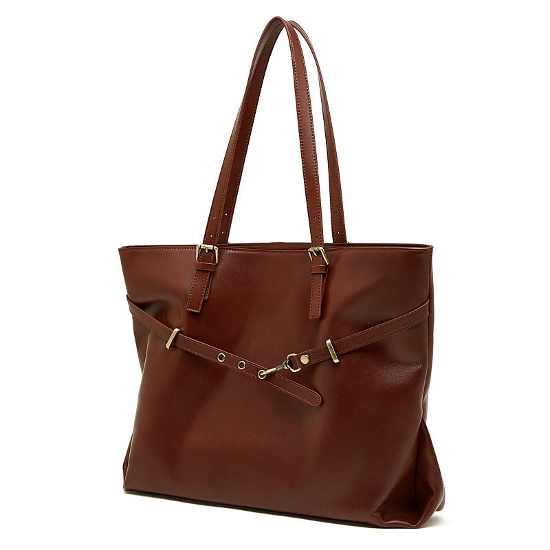 Large Capacity Totes Underarm Texture Western Style Bags