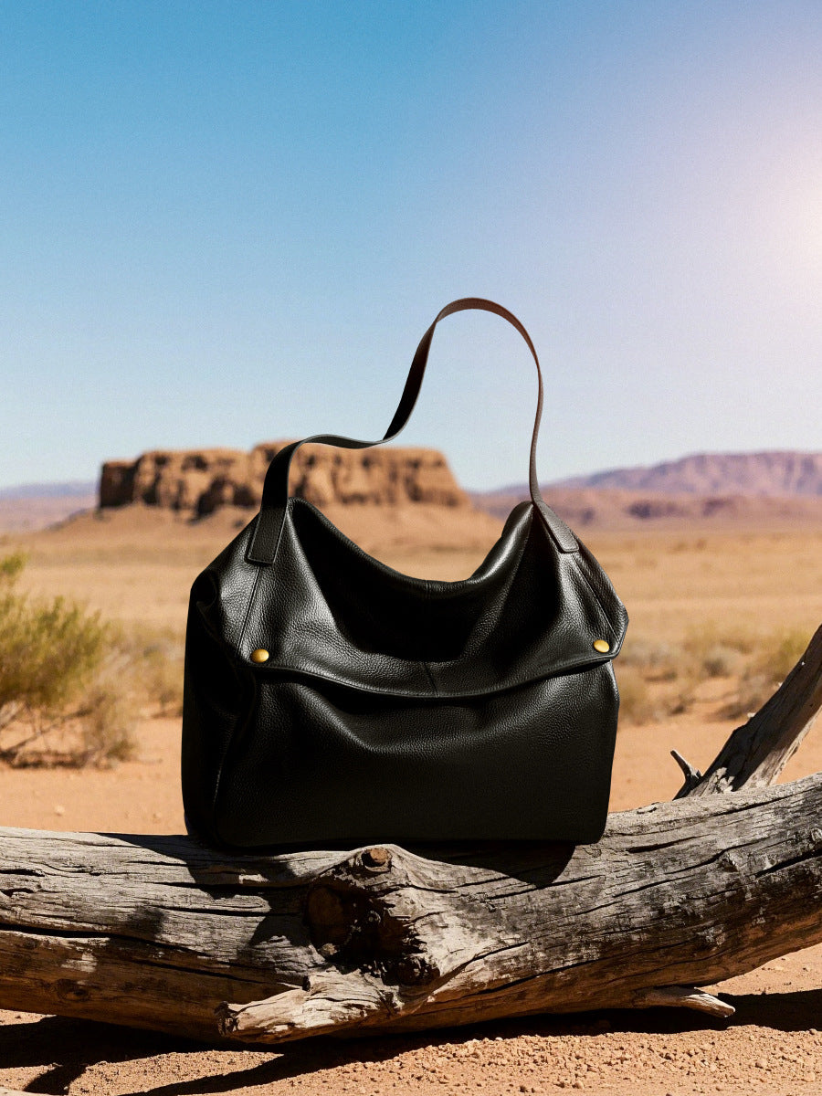 Women's Winter Large Capacity One Genuine Leather Women's Messenger Bag