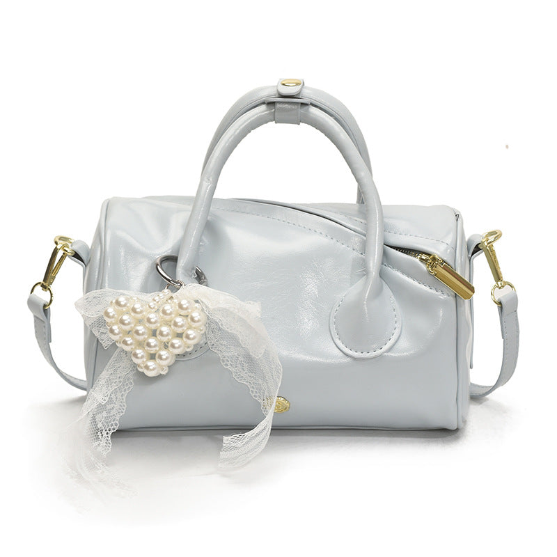 Simple Rhombus Western Style Texture Commuter Handbags