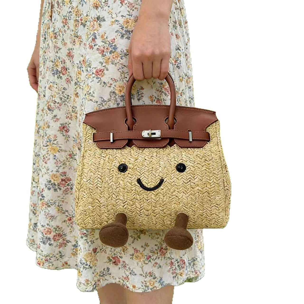 Cute Straw Pixie Fashion Portable Simple Bags