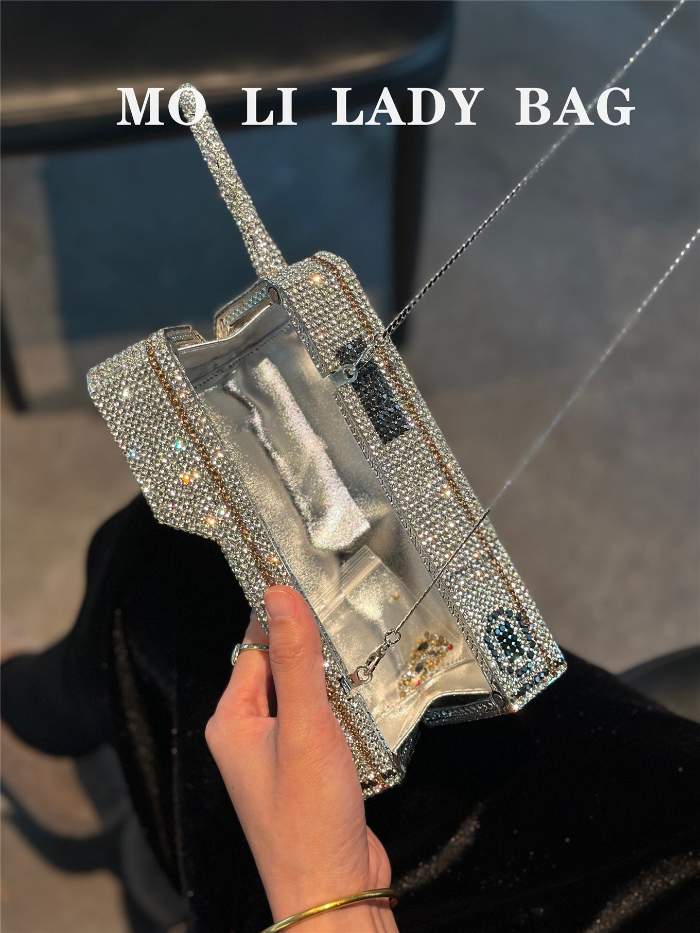 Luxury Noble Fashion Shiny Mobile Female Personality Banquet Phone Bags
