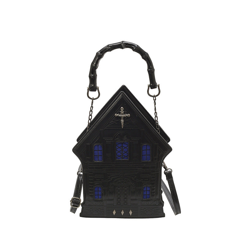 Women's Dark Goth House Style Niche Shaped Women's Shoulder Bag