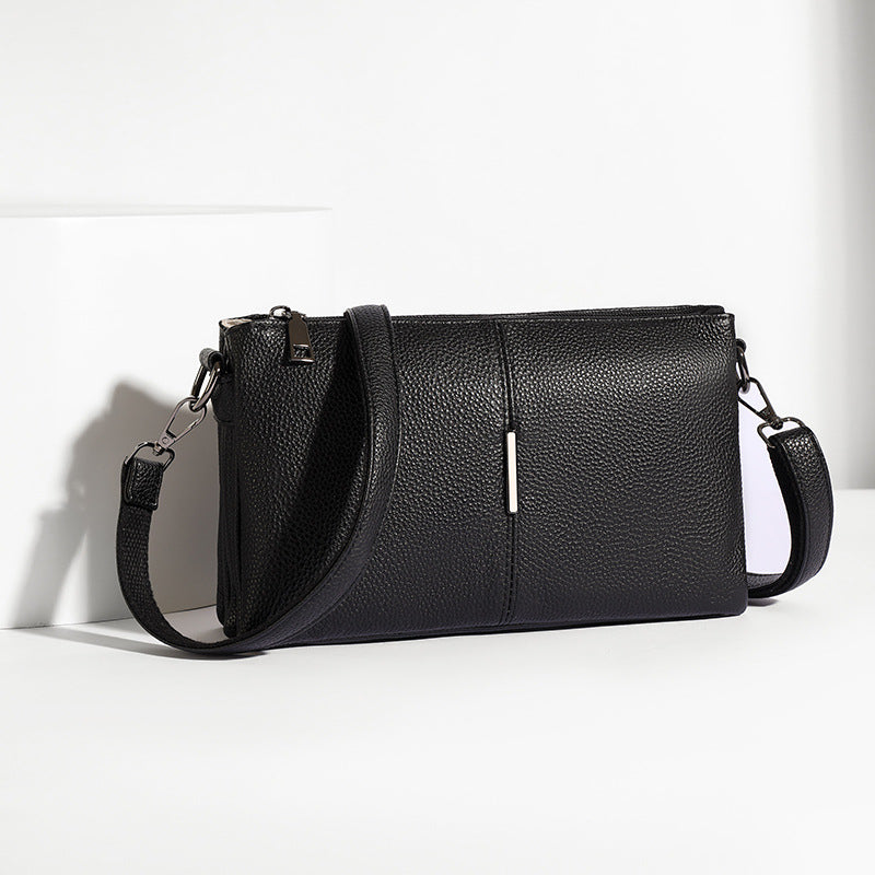 Women's Genuine Underarm First Layer Cowhide Commuter Bags