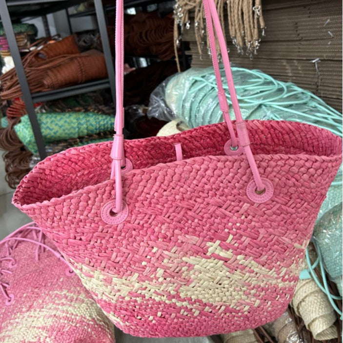 Women's Retro Portable Vacation Beach Woven Women's Shoulder Bag