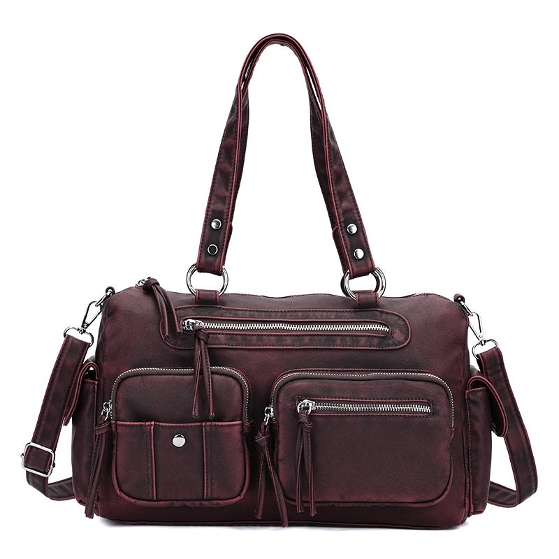 Women's Bronzing Fashion Printed Versatile Large Capacity Women's Handbag