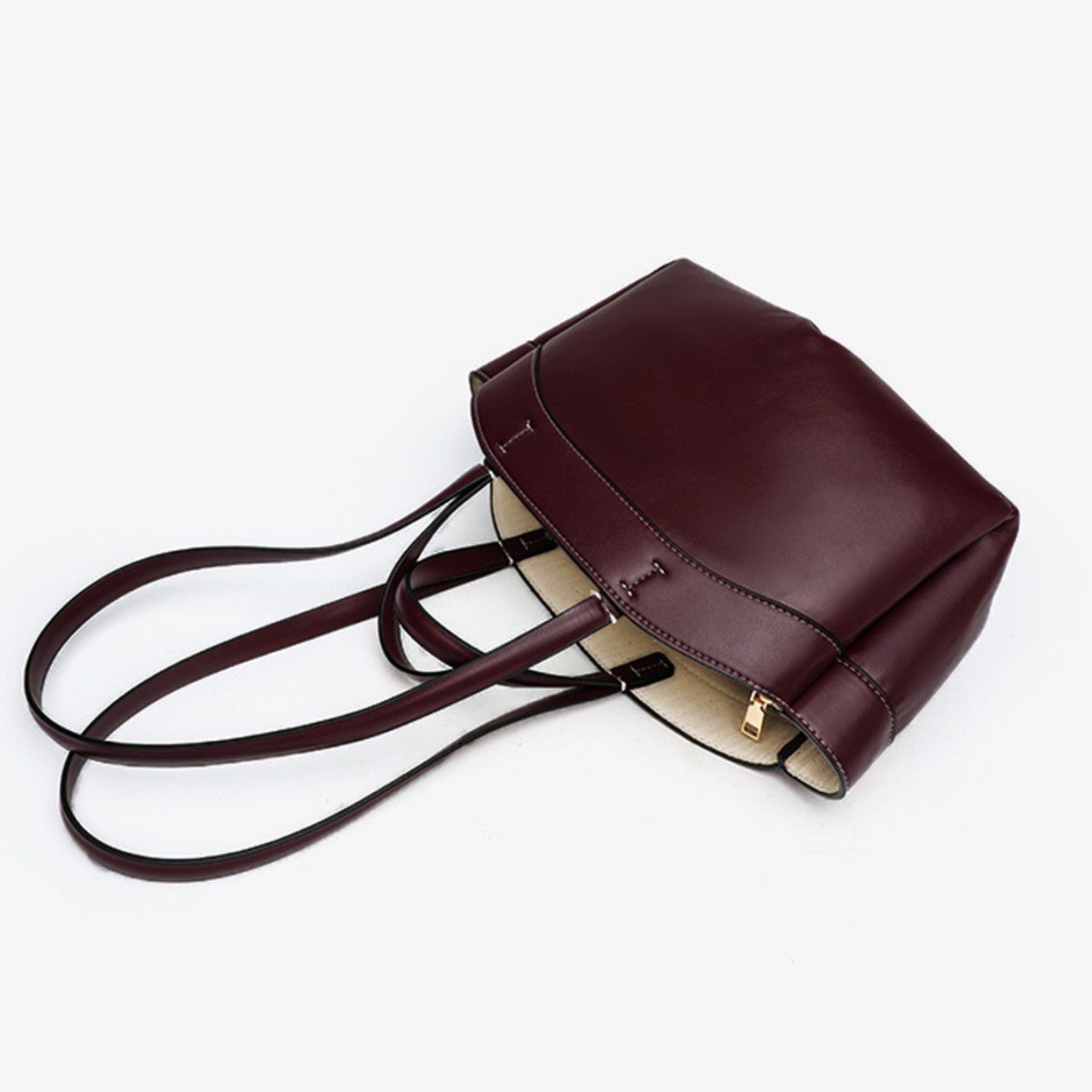 Brown Autumn Fashion Large Capacity Combination Women's Shoulder Bag