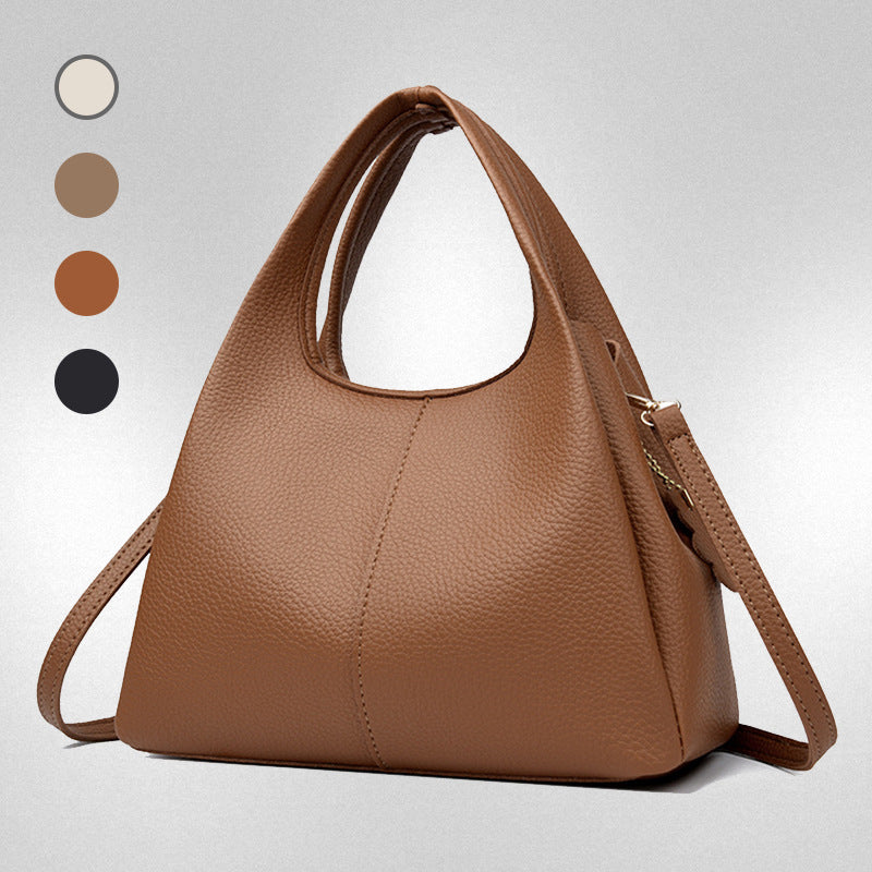 Women's Soft Leather High-grade Pattern Texture Large Women's Shoulder Bag