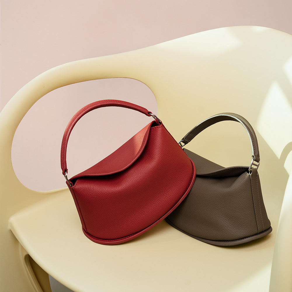 Women's Spring Genuine Leather Underarm Commuter Premium Bags