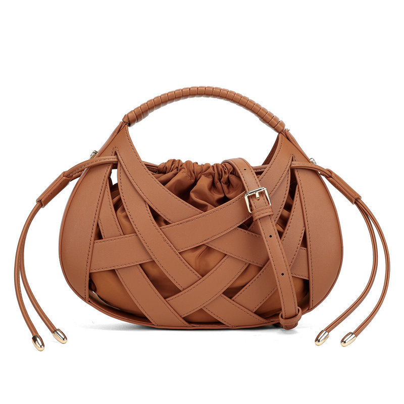 Women's Korean Style Weaving Fashionable Eye-catching Women's Shoulder Bag
