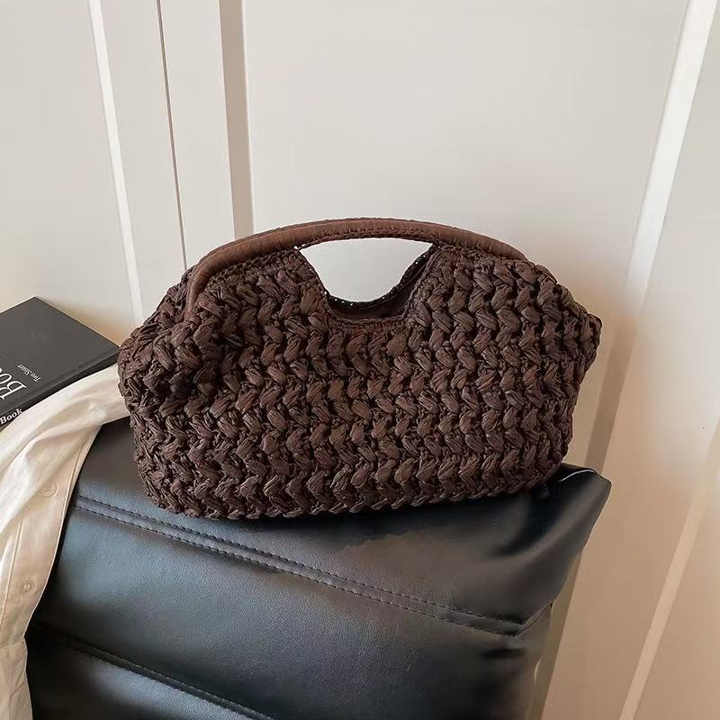Women's Creative Stylish Artistic Beach Straw Women's Clutch