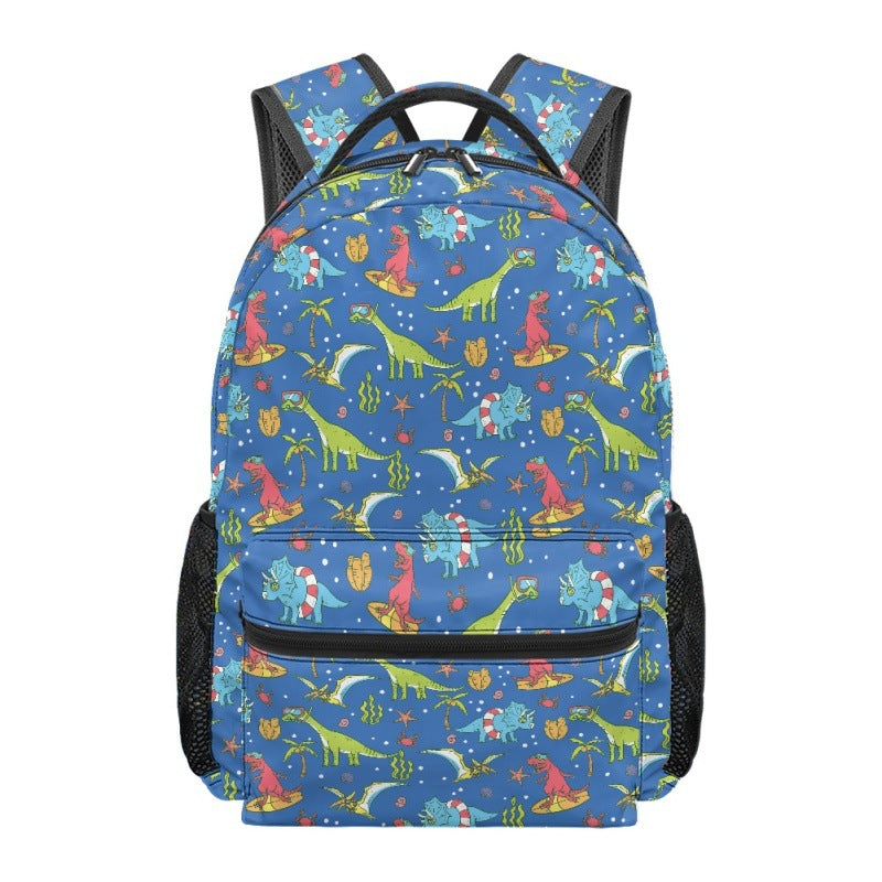 Women's & Men's Band Water Cup Net Layered Large Capacity One Backpacks