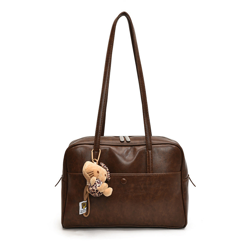 Women's Retro Large Capacity Underarm Simple Women's Shoulder Bag