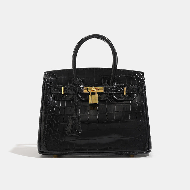 Women's Crocodile Pattern Light Luxury Large Capacity Women's Messenger Bag