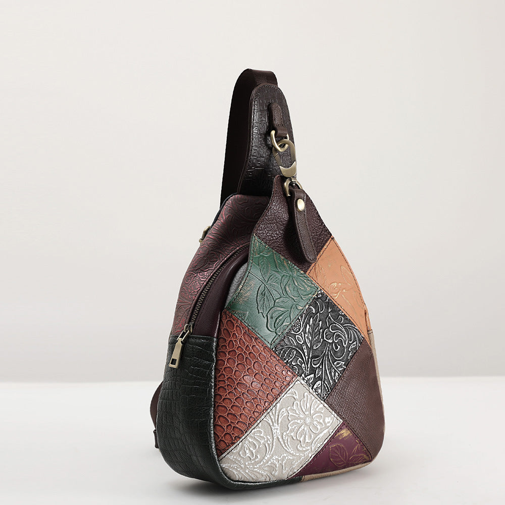 Women's First Layer Cowhide Retro National Style Bags
