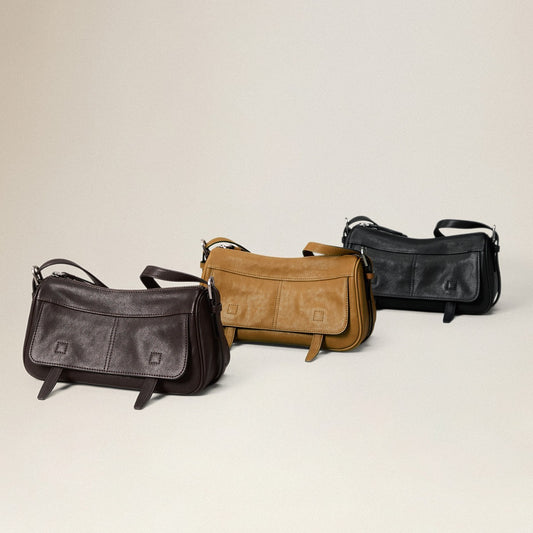Unique Trendy Women's Leisure Commute Genuine Women's Leather Bag