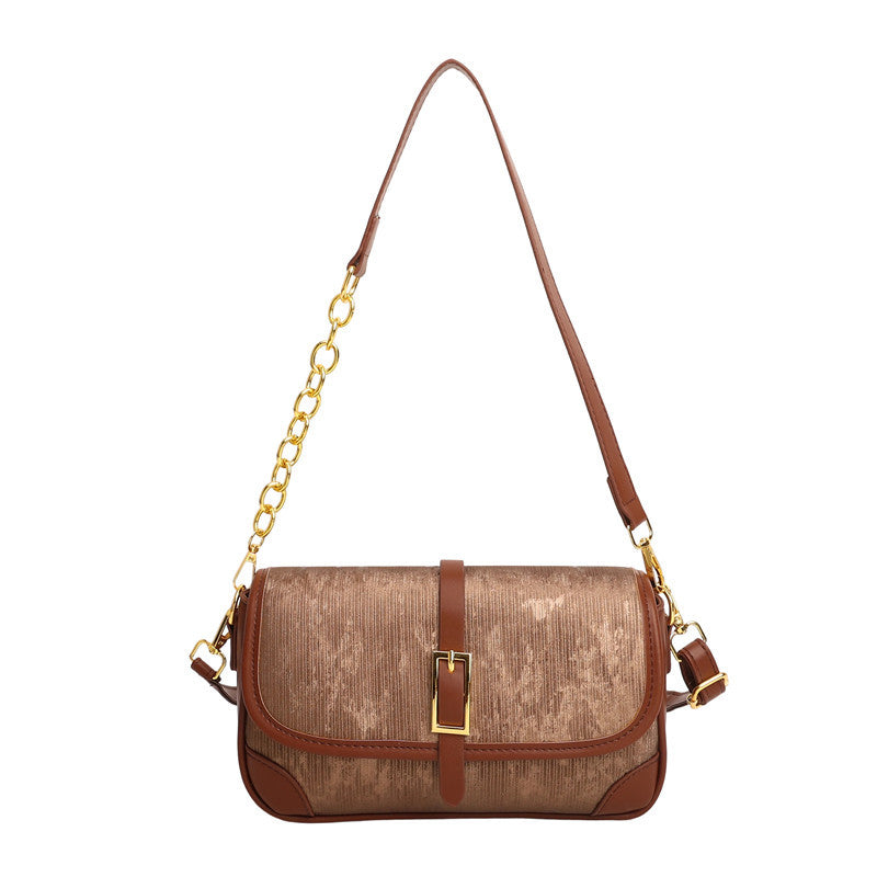 Women's Fashion Stitching Spring Simple Popular Temperament Women's Shoulder Bag