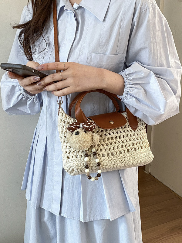 Graceful Women's Hand-woven Dumpling Niche Portable Women's Handbag