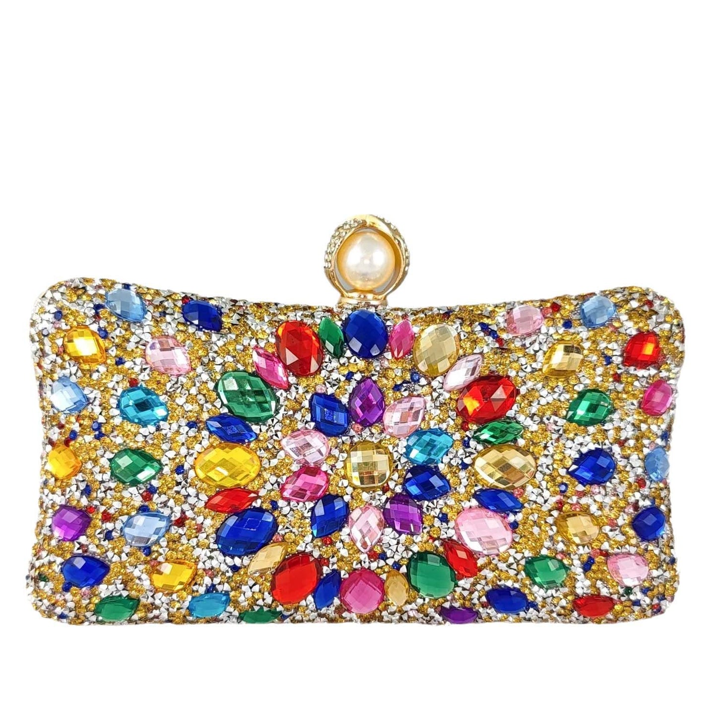 Women's Sunflower Fashion Banquet Clutch Dress Diamond Evening Bags