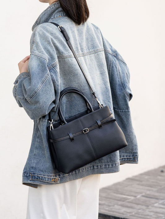 Women's First Layer Leather Beauty Genuine Lady's Women's Messenger Bag