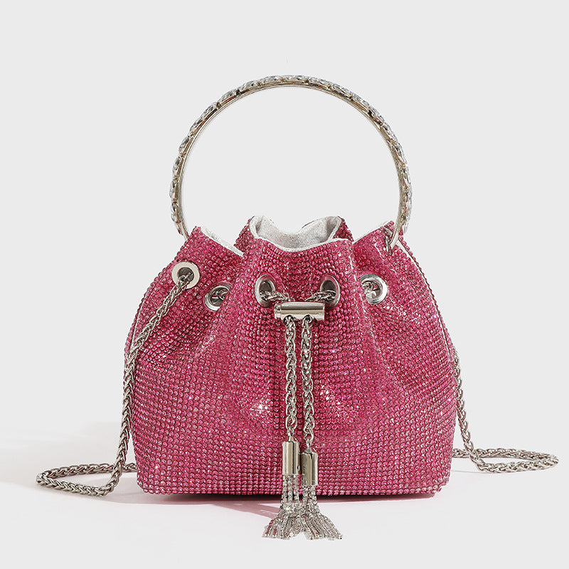 Women's Rhinestone Premium Dinner Acrylic Fashion Diamond Shoulder Bags