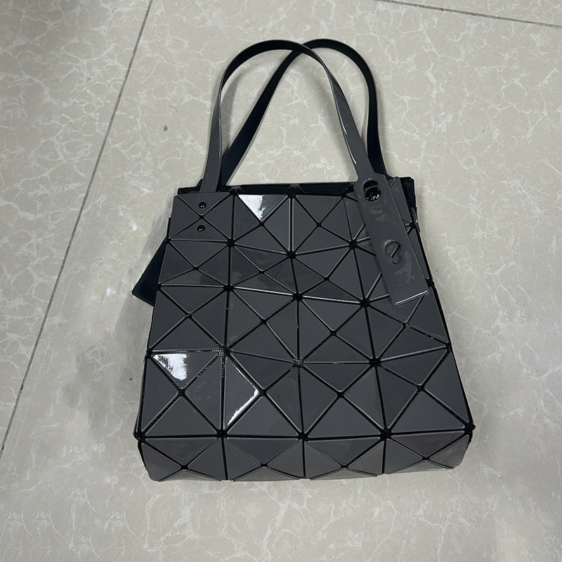 Women's Original Life Diamond Box Geometric Rhombus Portable Women's Shoulder Bag