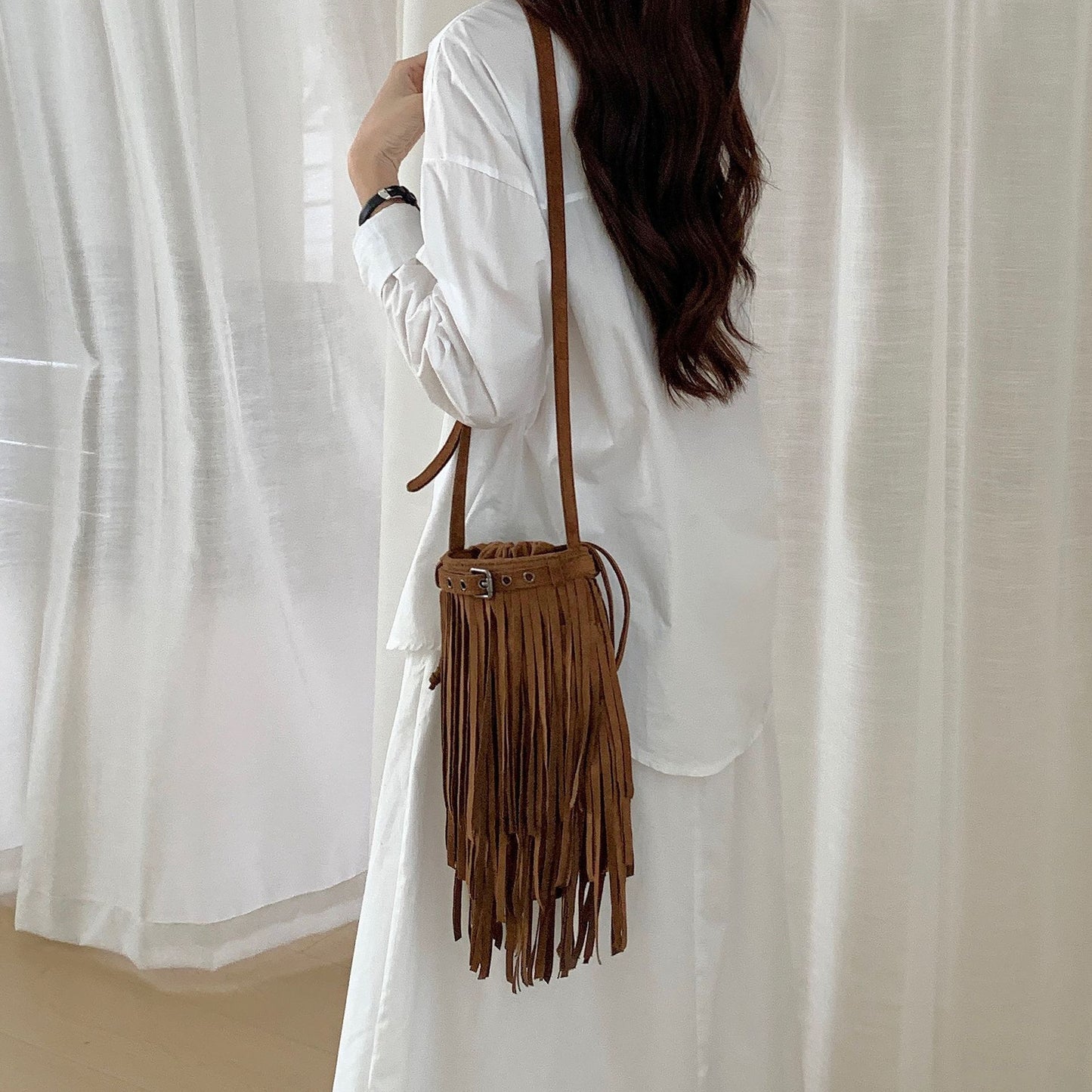Women's Ethnic Bohemian Style Tassel Holiday Retro Bags