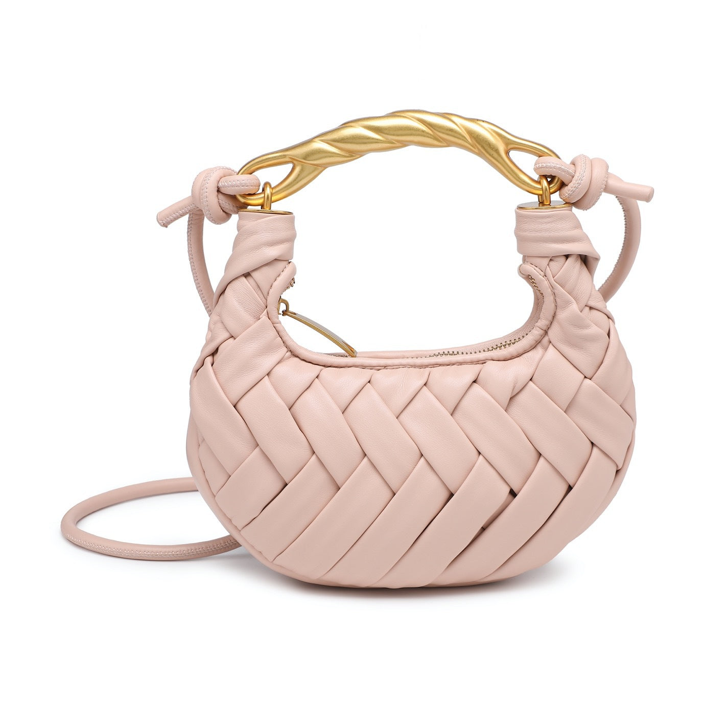 Women's Bird's Nest High Sense Woven Sardine Dinner Bag