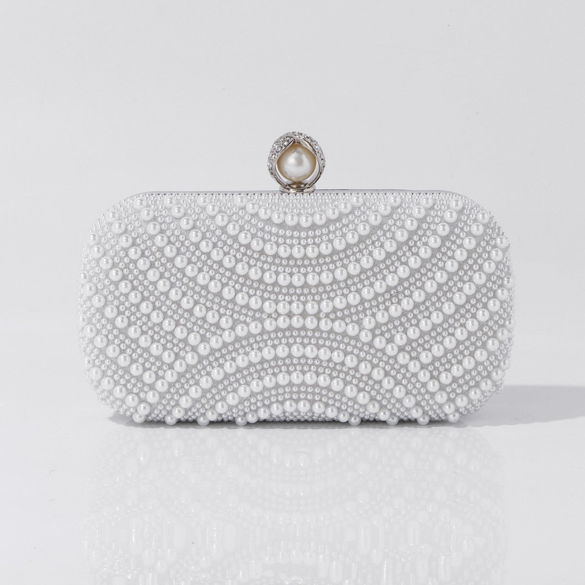 Vintage Pearl Beaded Cheongsam Clutch Party Bags