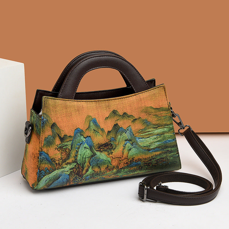 Retro Ancient Style Cheongsam Banquet Clutch Yarn Women's Shoulder Bag