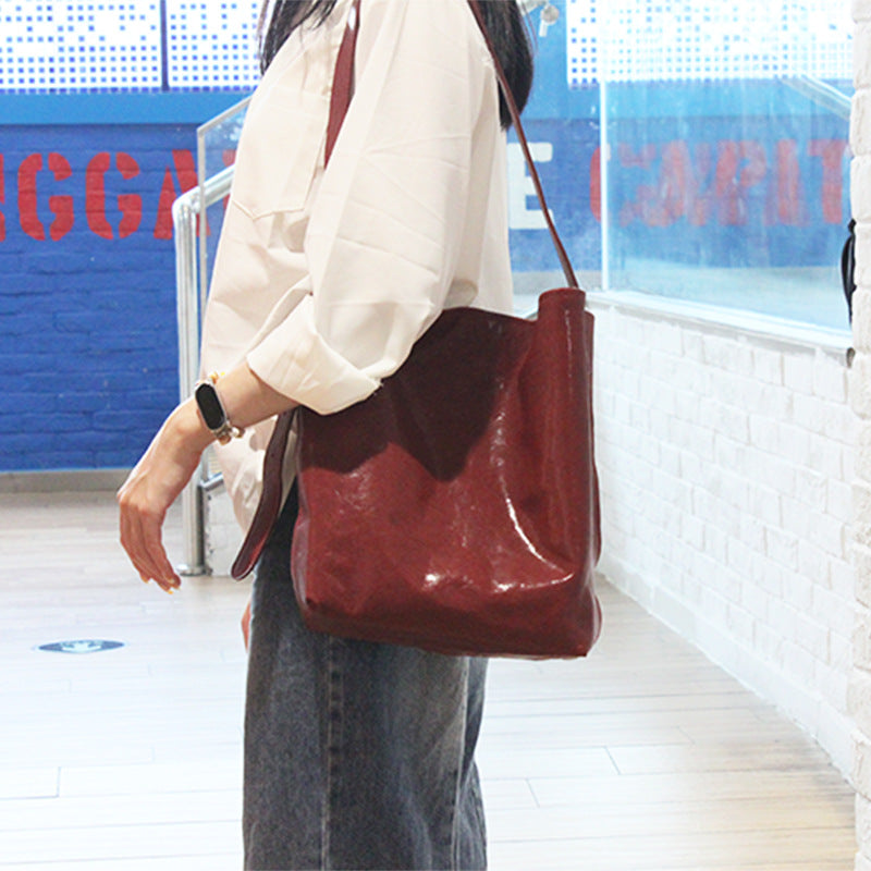 Comfortable Glamorous Women's Leather Advanced Exquisite Women's Messenger Bag